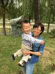 Dr. Hu Fan and her son